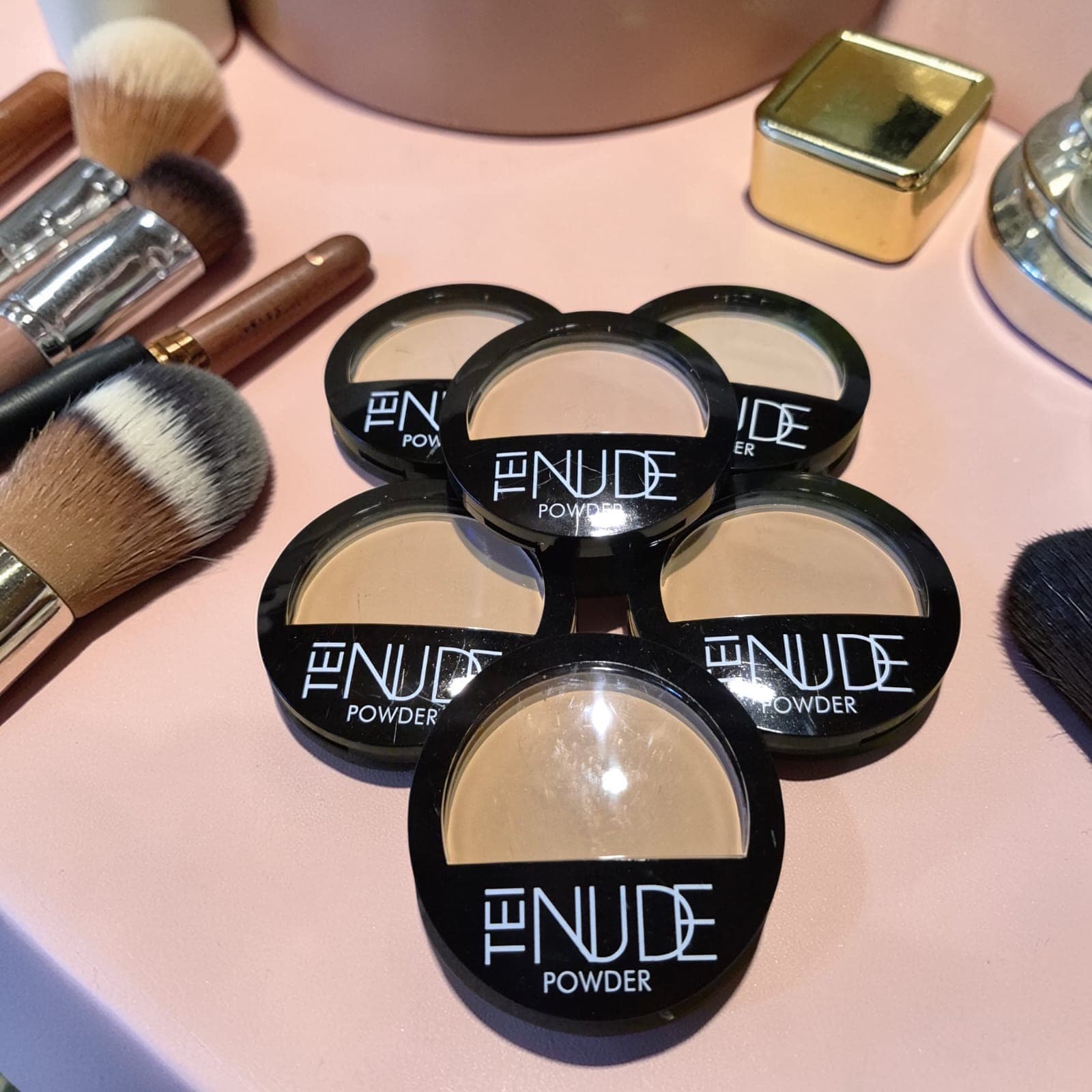 Polvo compacto nude